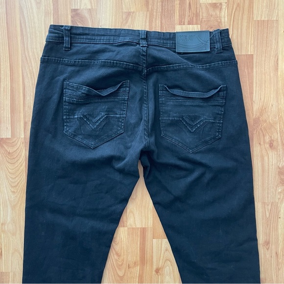 X-RAY Mens Slim Fit Stretch Jeans Size 36”x32” - Picture 8 of 10